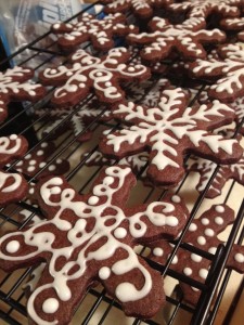 Chocolate peppermint cookies