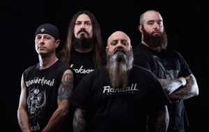 Crowbar, from left: Tommy Buckley (drums), Matt Brunson (guitar), Kirk Windstein (guitar/vocals), and Jeff Golden (bass).  Photo by Zack Smith.