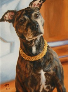 One of Annalisa's beautiful pet portraits, borrowed from her Facebook portfolio.