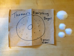 thomas's everything bagel sugar
