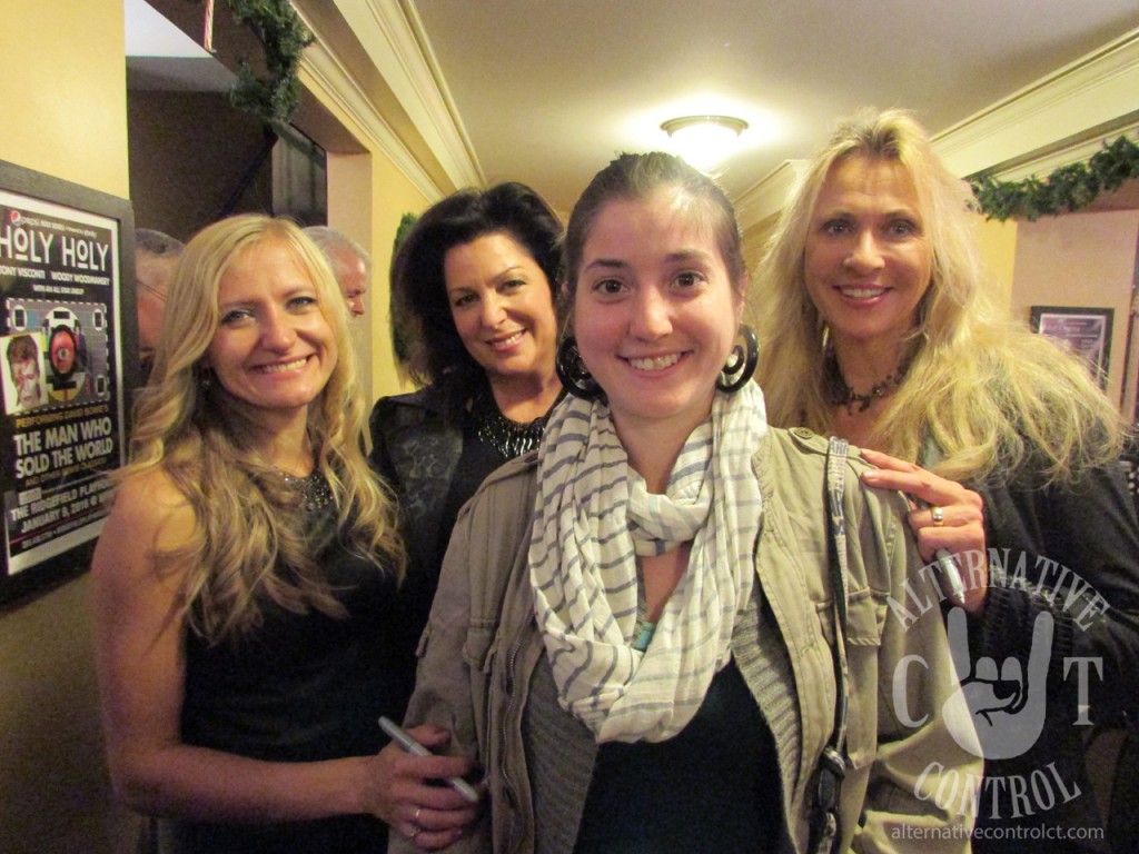 My fiance with some of the ladies of WoW: Natalia Niarezka and Sharon Kelly