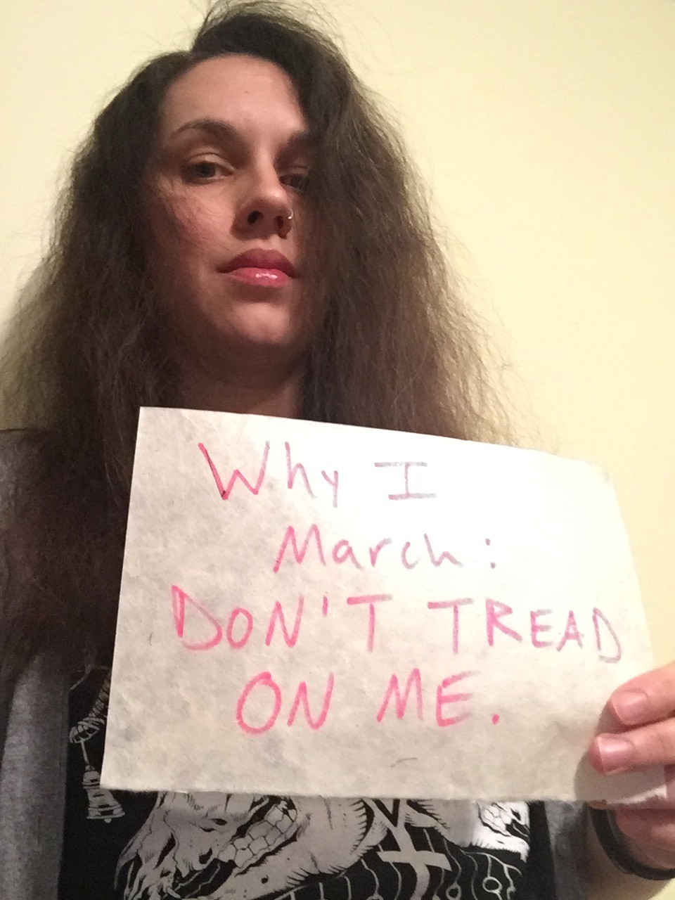 why i march don't tread on me