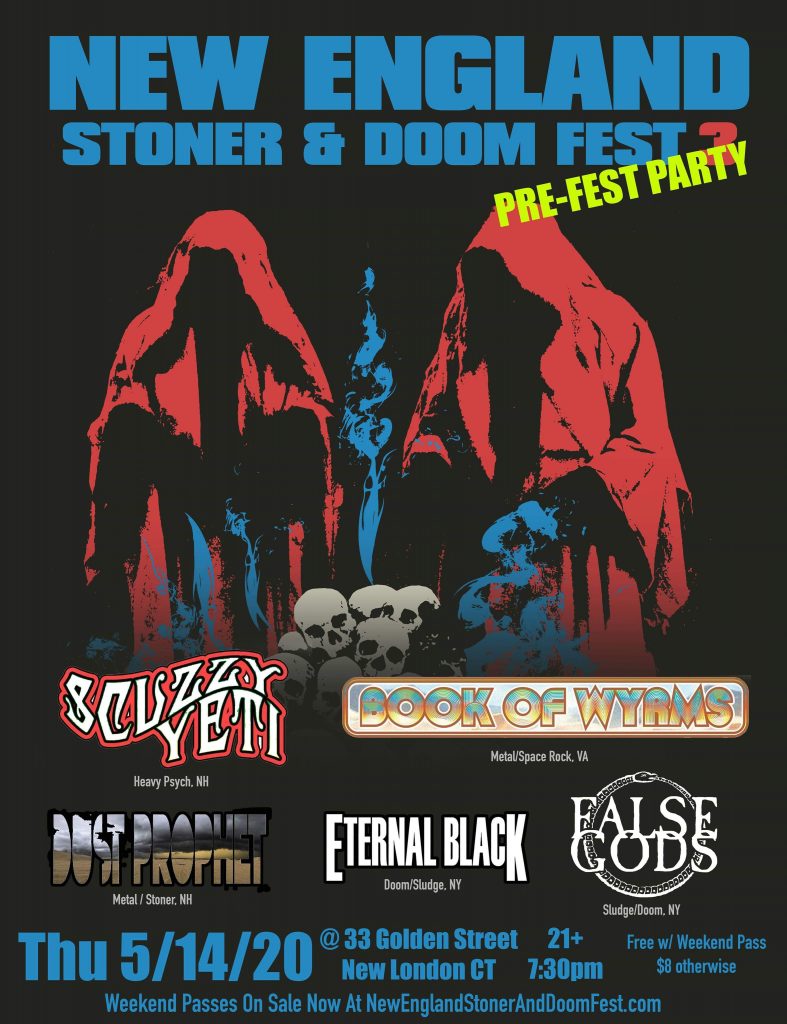 new england stoner doom fest 2020 preparty