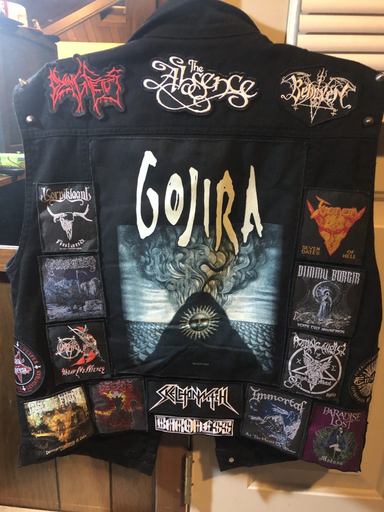 gojira backpatch